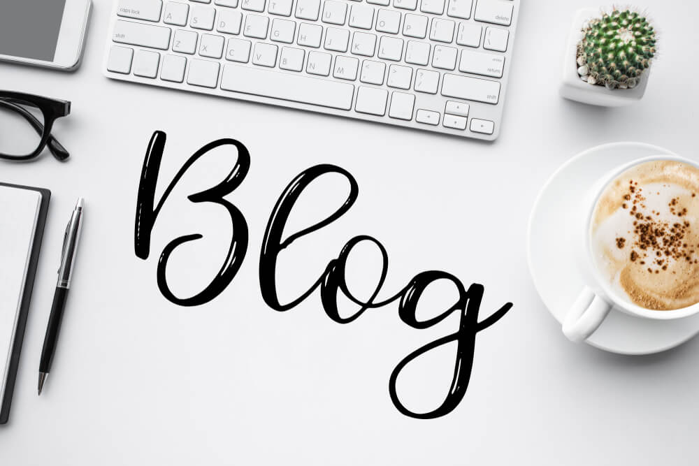 blog over desk